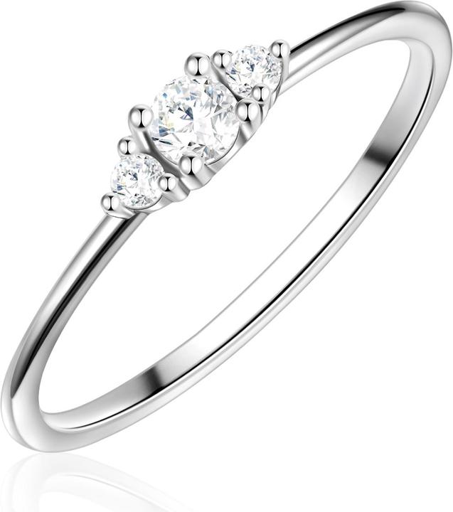 Produktbild Glanzstücke München Damen Sterling Silber Zirkonia silber - 23804 (58, 925 Silber)