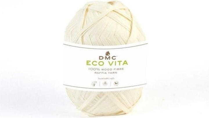 Produktbild DMC Cable Stoffgarn Eco Vita Raffia 50 g, Ecru, Packungsgrösse (100 m)