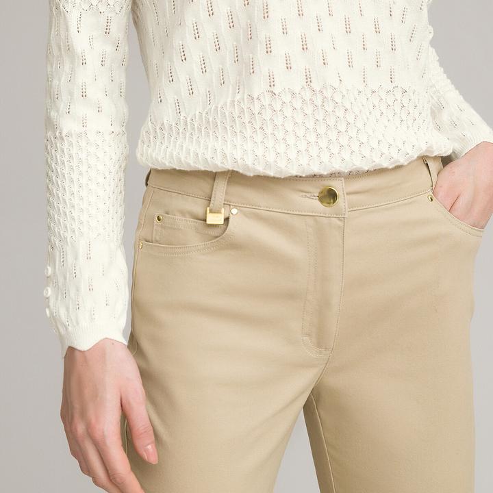 Actual product image Anne Weyburn 7/8 trousers in stretch cotton (46)