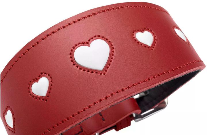 Produktbild Hunter Halsband Windhund Love 42/S, Rot/Schwarz (S, Hund, Spazieren)