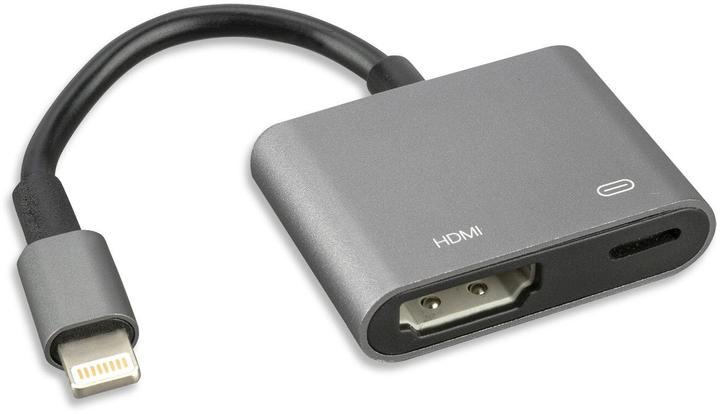 Actual product image 4smarts Lightning to HDMI Adapter (HDMI, Lightning, USB-C, 13 cm)