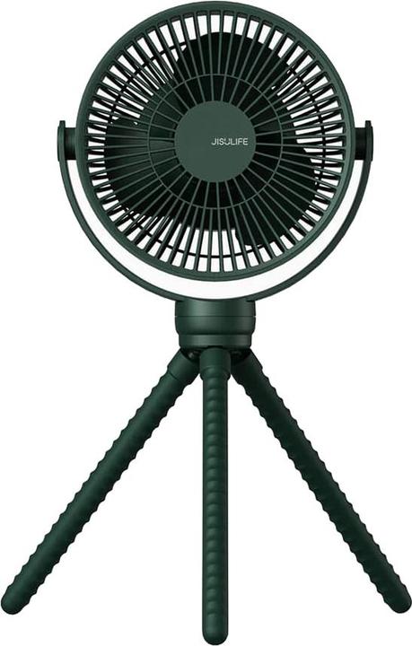Actual product image Jisulife - Premium Table Baby Fan Life1 (FA24) - Portable, 4000mAh, 4 Speeds - Frost Green