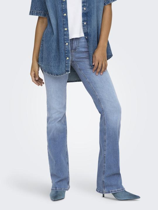 Actual product image Only ONLBLUSH Mid waist flared jeans Flared fit jeans (32)