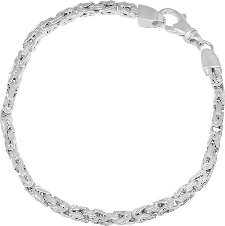 Candy Armband Königskette Herakles 2.8 mm, 925 Sterling Silber (21 cm, 925er Sterlingsilber)
