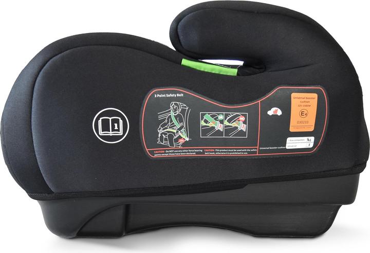 Produktbild BabyGo Booster Isize black melange (Kindersitzerhöhung, ECE R129/i-Size Norm)