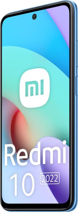 Image du produit Xiaomi Redmi 10 2022 (64 Go, Bleu de mer, 6.50", Double SIM hybride, 50 Mpx, 4G)