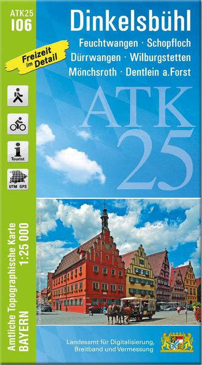 Produktbild ATK25-I06 Dinkelsbühl (Amtliche Topogra
