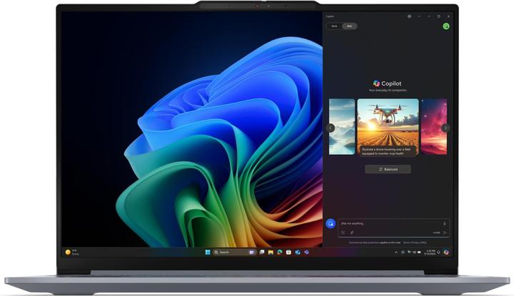 Actual product image Lenovo ThinkBook 16 Gen 7 (16", Snapdragon X Plus X1P-42-100, 32 GB, 1000 GB, DE)