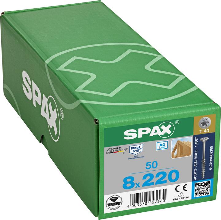 Actual product image Spax Wood construction screws (50 Screws per piece)