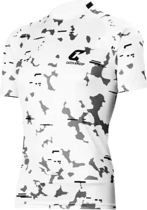 Actual product image Catch & Keep Trikot White Camou Torwarttrikot Gr. XL Kurzarm Fussball Shirt (XL)