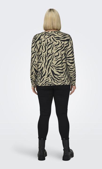 Image du produit Only Coupe normale Col rond Curve Volume des manches Top (M)