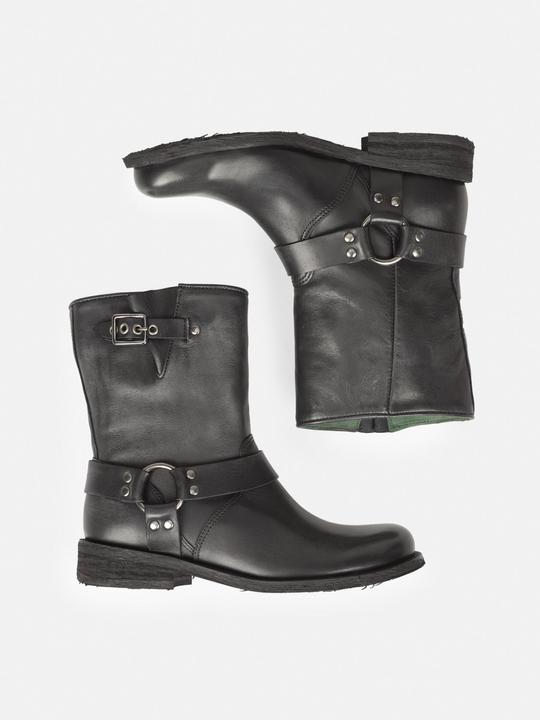 Actual product image Felmini GREDO D872 These boots are made from high-quality black leather and have a luxurious feel. (40)