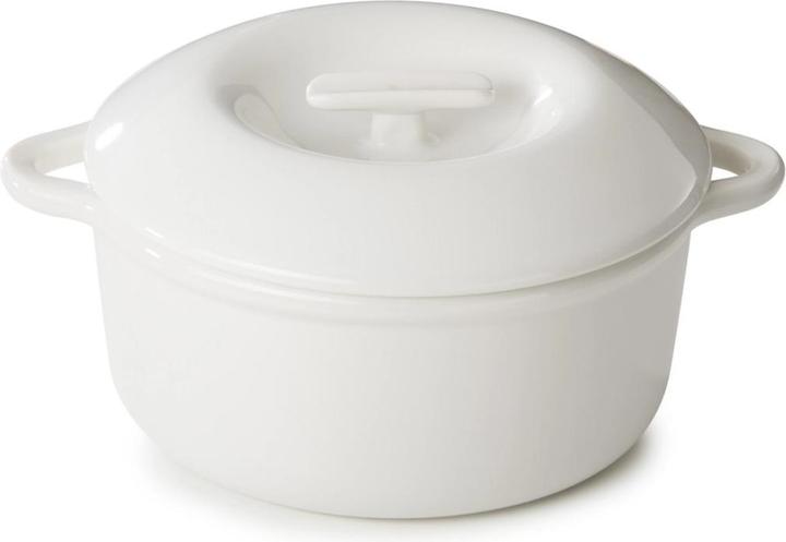 Revol Bombance round oven casserole 22 cm orzell alabaster white (22 cm, Casserole + Stewpot)