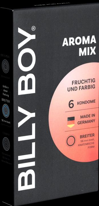 Produktbild Billyboy Billy Boy «Aroma Mix» 6 fruchtige Kondome für leckeren Oralverkehr (6 Stk.)