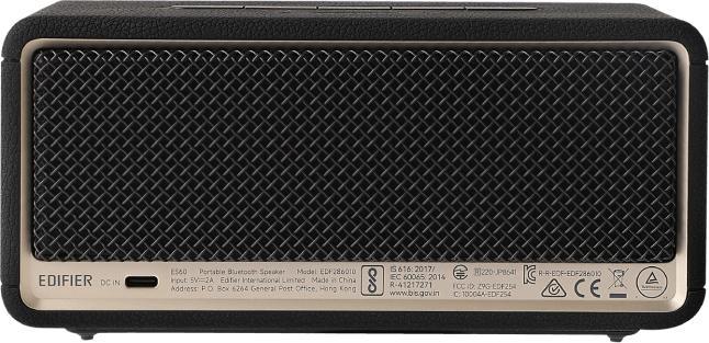Produktbild Edifier ES60 Bluetooth Speaker (black) (9 h, Ohne externe Stromquelle)
