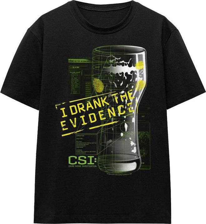 Csi: NY I Drank the Evidence TShirt (L)