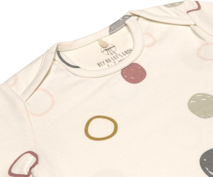 Actual product image Lässig Short Sleeve Body Circles White Size 74/80 (74, 80)