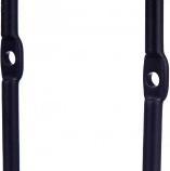 Giftdecor set 2 black hoop hangers (2 -part)