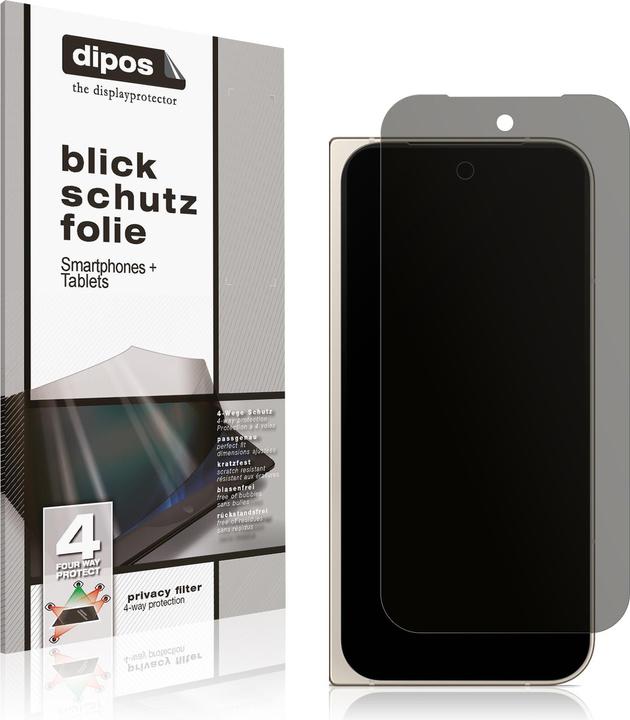 Produktbild Dipos Privacy Blickschutzfolie 4-Way (1 Stück, Google Pixel 9 Pro Fold)