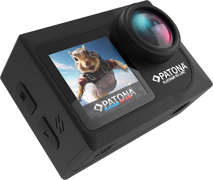 Produktbild Patona BIG SET Action Cam Life SL4 5K 120fps 64mp EIS 120° 6G Akkus+Dualladegerät+64GB Karte+Zubehör (WLAN)