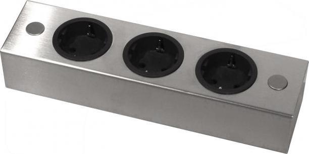 Produktbild Thebo ST 3002 Unterbausteckdose Edelstahl