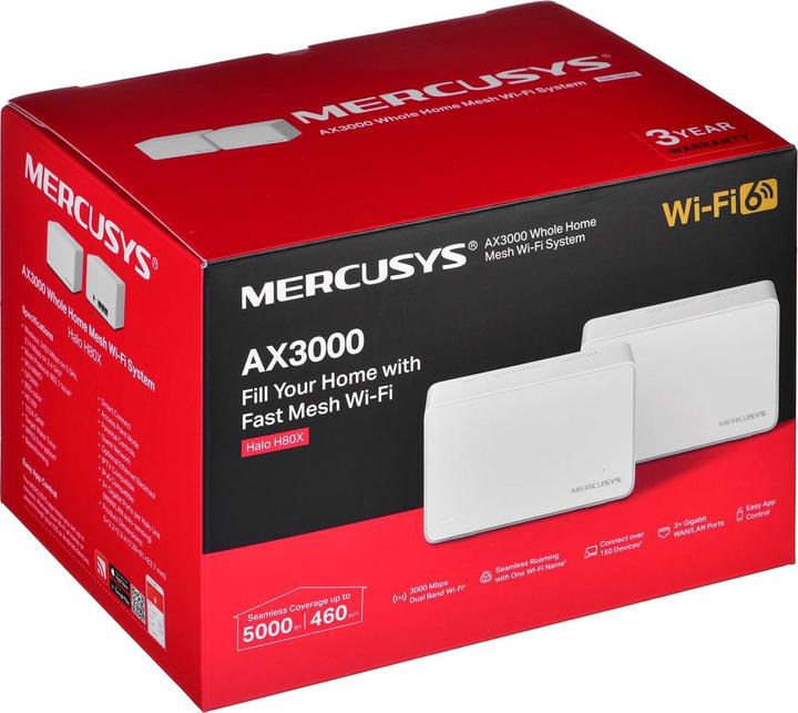 Produktbild Mercusys AX3000 Whole Home Mesh Wi-Fi System
