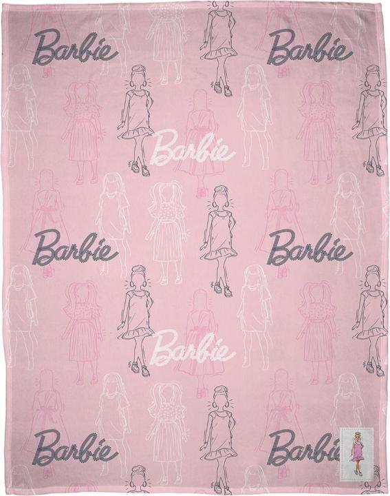 Produktbild Barbie Decke Fleece Figuren (150 x 100 cm)