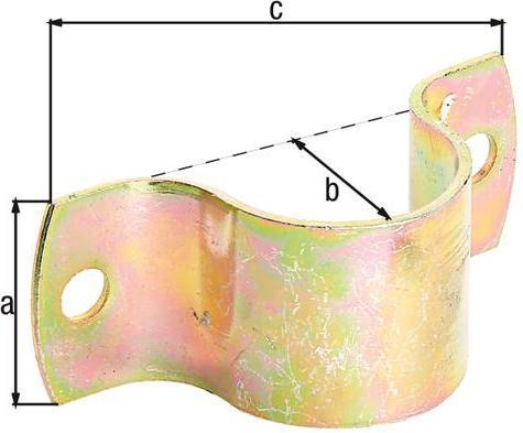 Produktbild Alberts Rohrschelle 42 mm fr 11/4 Zoll galv. verzinkt, dickschichtpassiviert (42.40 mm)
