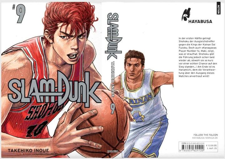 Actual product image Slam Dunk 9 (Takehiko Inoue, German)