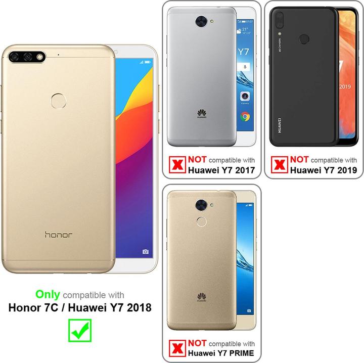 Immagine prodotto Cadorabo Copertina del libro di fiori (Huawei Y7 (2018))