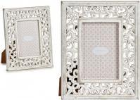 Giftdecor white wooden photo frame openwork 10x15