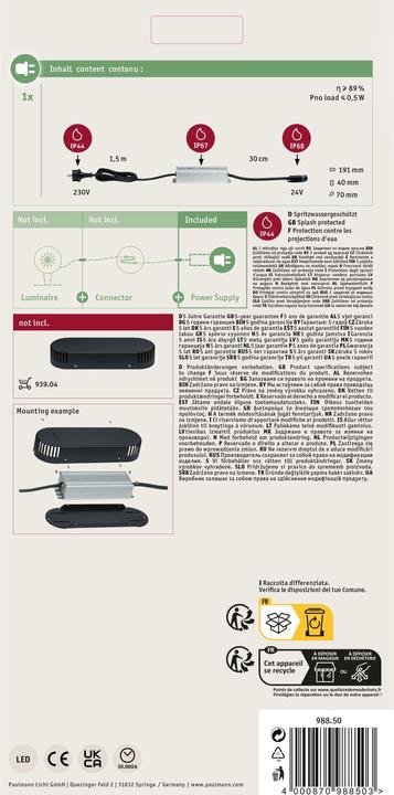 Immagine prodotto Paulmann Alimentazione Plug & Shine