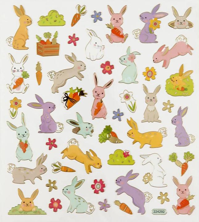 Actual product image Creativ Company Sticker bunny (48 x, 15 x 16.5 cm)