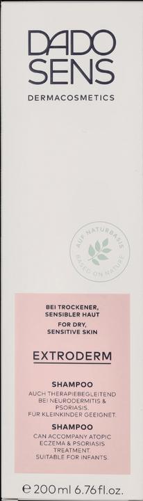 Produktbild Dado Sens EXTRODERM Shampoo - Trockene & sensible Kopfhaut (200 ml, Flüssiges Shampoo)