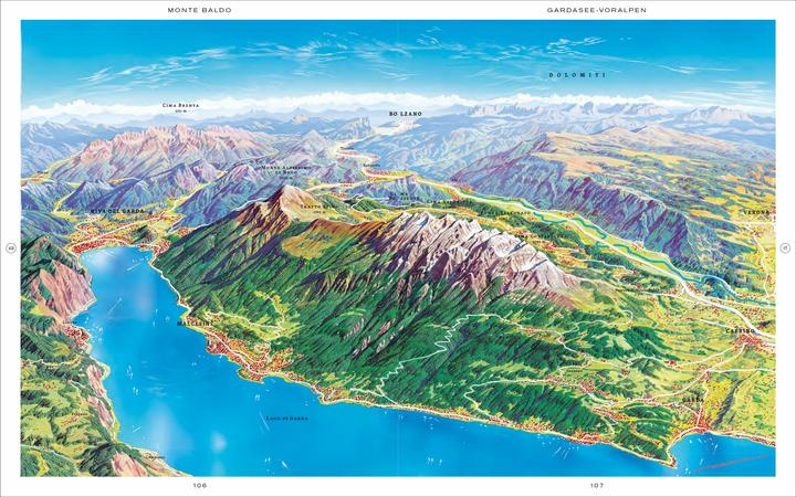 Immagine prodotto Alpi. L'arte della mappa panoramica (Tedesco, Tom Durata, 2024)