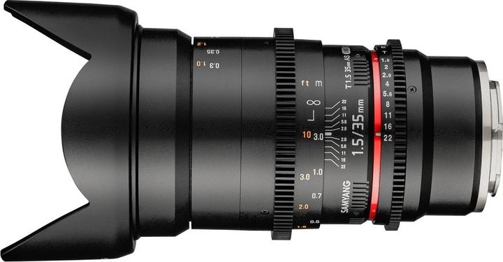 Image du produit Samyang 35mm T1.5 VDSLR II Sony E-Mount (Sony E, Plein format)