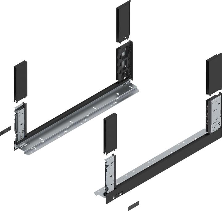 Immagine prodotto Blum LEGRABOX free, altezza telaio C, NL 550, nero carbonio opaco