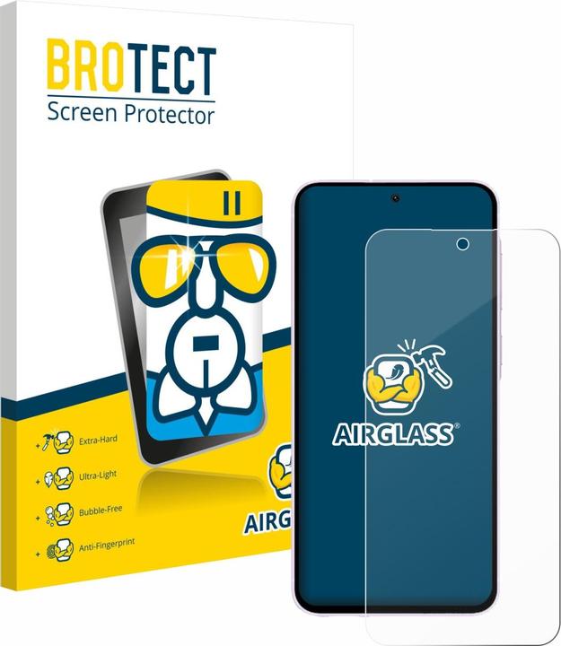 Produktbild BROTECT Schutzglas Schutzfolie Displayschutz Display Schutz Glas Folie klar (1 Stück, Samsung Galaxy A56)