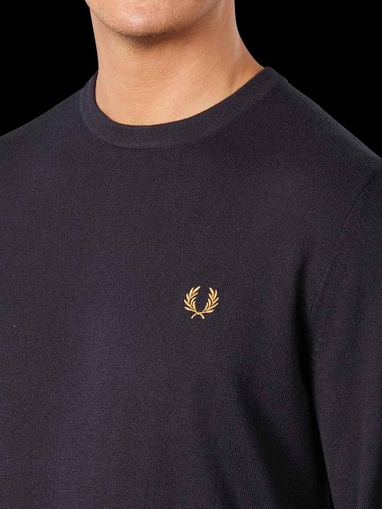 Produktbild Fred Perry Classic Crew Neck Jumper Navy (S)