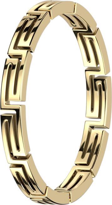 Star Piercing Ring vergoldet Labyrinth