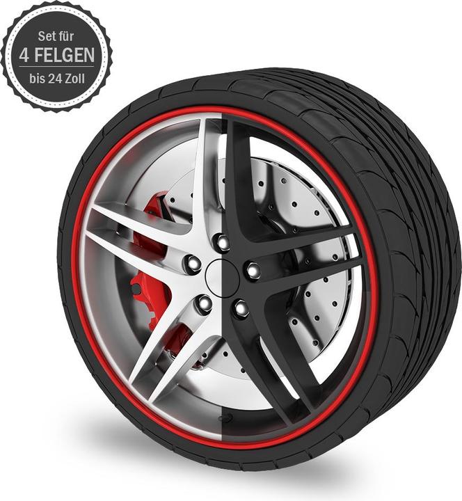Produktbild AM Felgenschutz Rimblades Original Deluxe Kit Rot