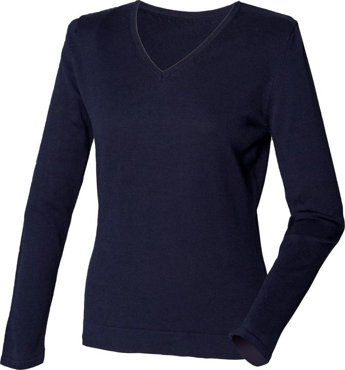 Produktbild Henbury Feinstrickpullover Mit Vausschnitt (4XL)