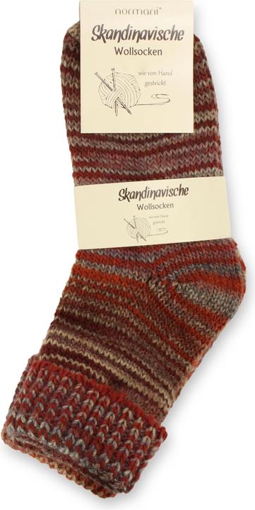 Actual product image Normani 2 pairs Scandinavian Wool Socks with Envelope (pack of 2, 39 - 42)