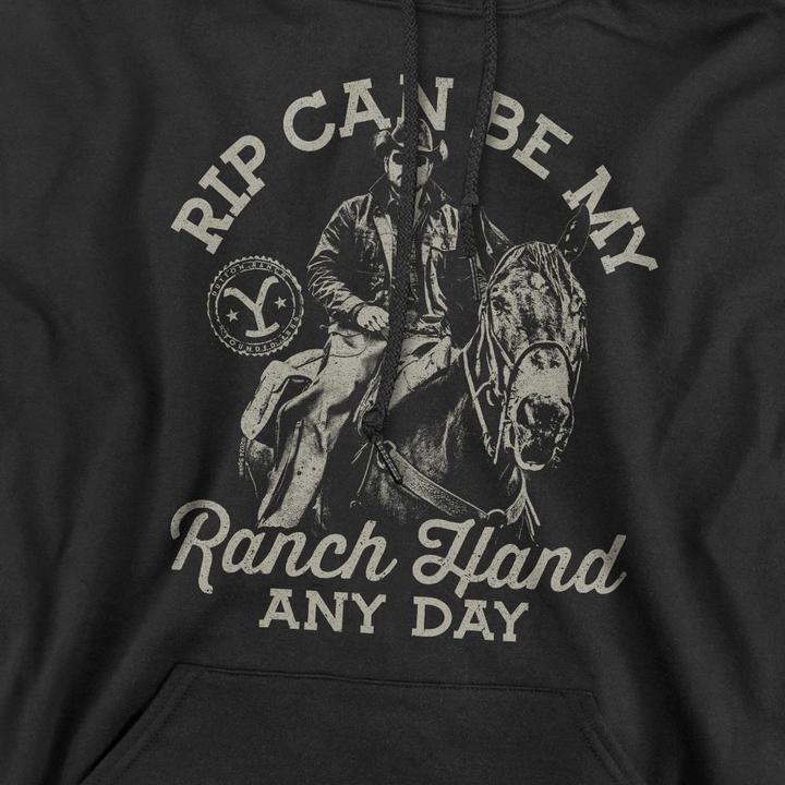 Immagine prodotto Yellowstone Rip Can Be My Ranch Hand Felpa con Cappuccio Uomo (L)