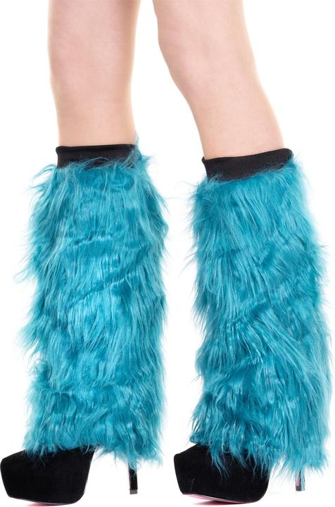 Produktbild Roma Costumes Hellblaue Legwarmer Fellstulpen für Fasching Halloween