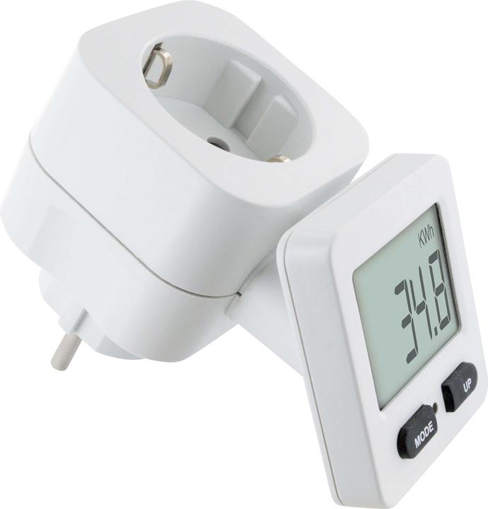 Productafbeelding Schwaiger Energiekostenmeter met flex. Display, wit