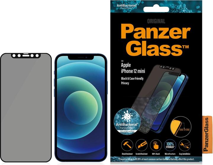 Produktbild PanzerGlass Privacy (1 Stück, Apple iPhone 12 mini)