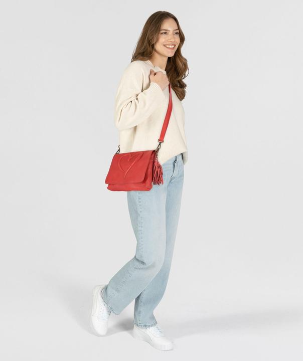 Produktbild Taschendieb Herzweg Umhängetasche Leder 29 cm