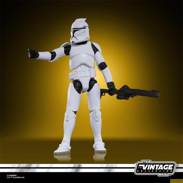 Produktbild Hasbro Star Wars Episode II Vintage Collection Actionfigur Phase I Clone Trooper 10 cm