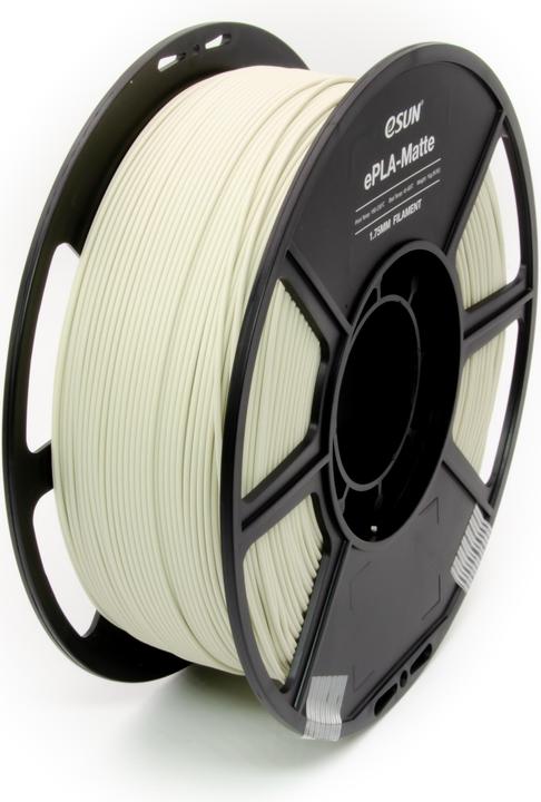 Produktbild eSUN ePLA-Matte Light Khaki Filament 1.75mm 1Kg (PLA, 1.75 mm, 1000 g, Grün, Grau)